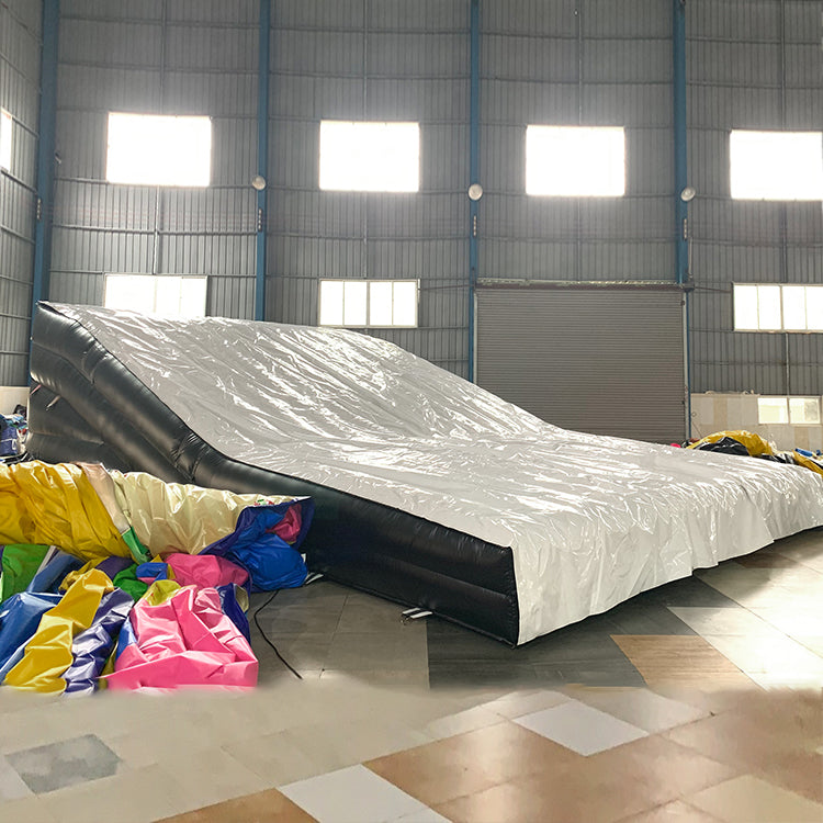 AB-007 15x8x3m Inflatable Bmx Ramp Jump Airbag Landing For Stunt Bike
