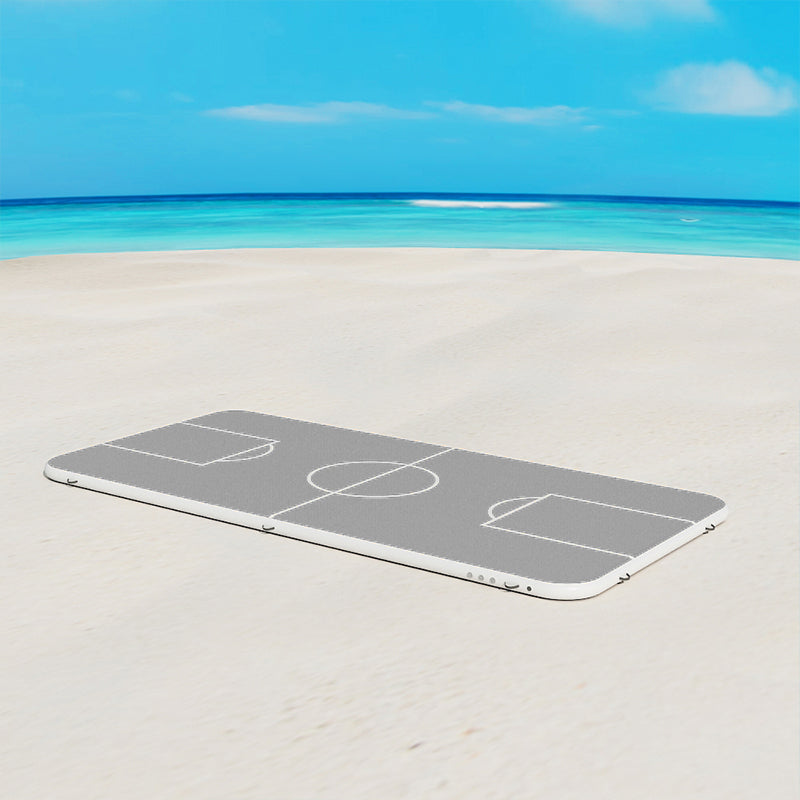 AB-033 Indoor Floor Inflatable Basketball Court Blow Up Football Fields Air Track Mats