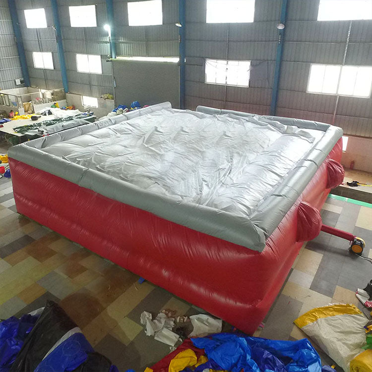 AB-001 10x10x2.7m Soft Jump Stunt Landing Airbag Inflatable Air Bag For Freefall Jump