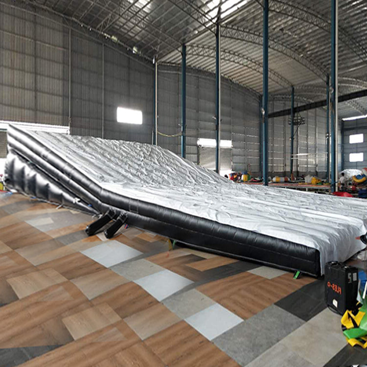 FMX-014 15x8x3m FMX BMX mountain bike airbag landing ramp inflatable jump stunt air bag