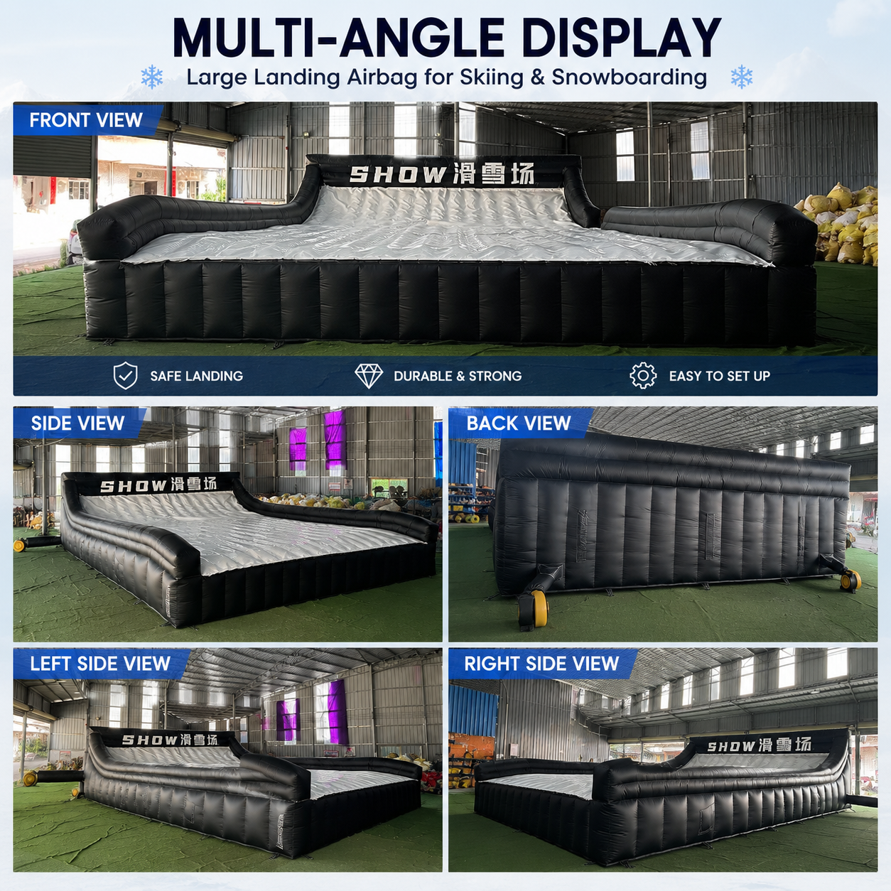SN-018 Inflatable Ski Landing Airbag for Ski Park Training