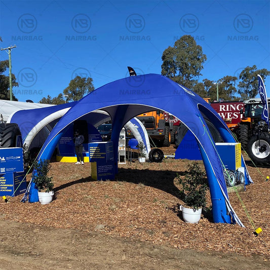 TE-003 Outdoor Promotional Event Sport Custom FMX Show Advertising Trade Show air Sky Print Canopy Marquee Gazebo Inflatable Tent