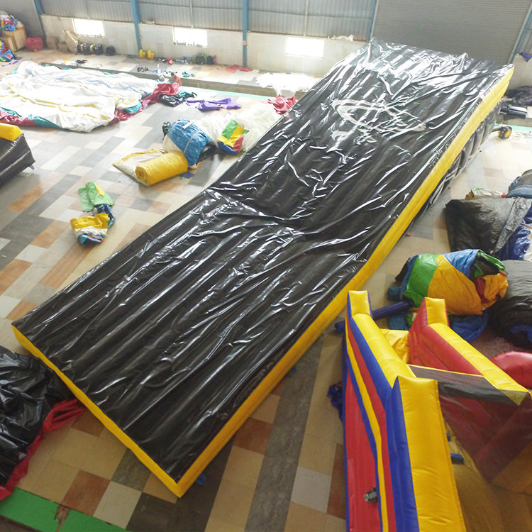 AB-014 Soft landing bmx bike landing airbag inflatable freestyle jump stunt airbag with ramp