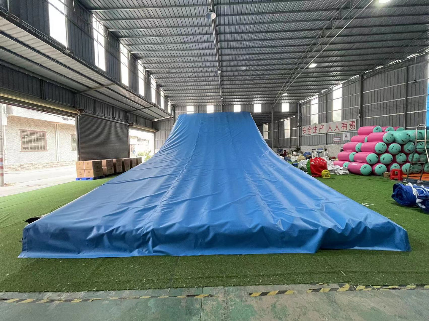 FMX-004 FMX Custom premium safe jumping air bag freestyle ramp Moto stunt airbag inflatable fmx landing airbag