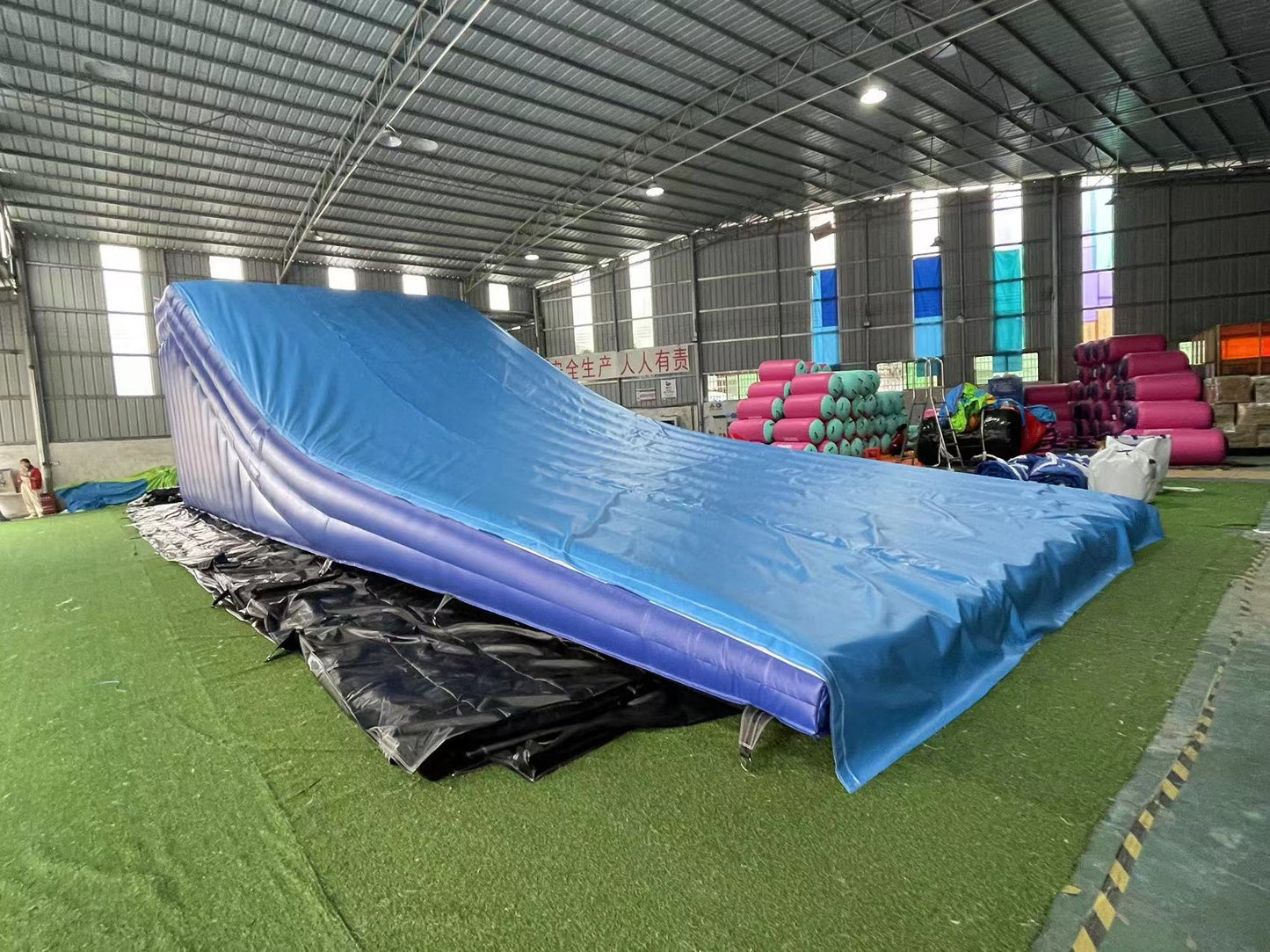 FMX-004 FMX Custom premium safe jumping air bag freestyle ramp Moto stunt airbag inflatable fmx landing airbag