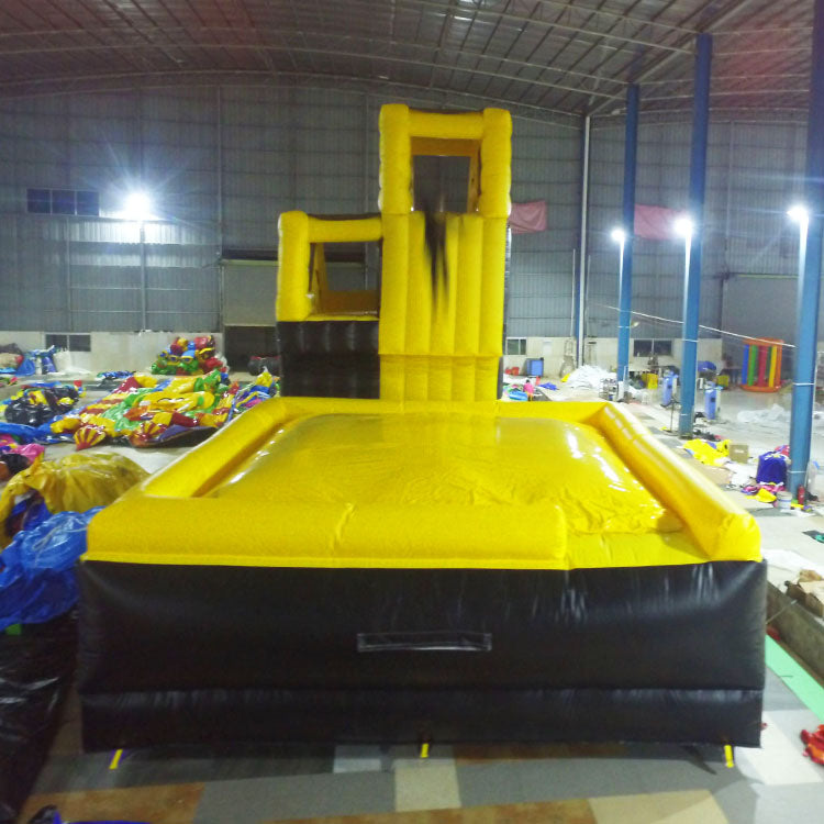 AB-004 8x6x8m Sport Inflatable Jump Stunt Airbag With Inflatable Landing Pad