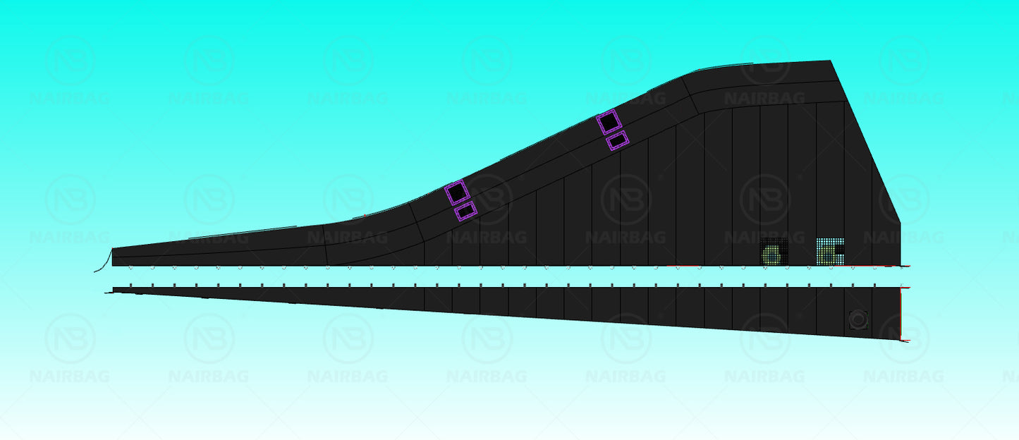 FMX-024 PRO Level FMX Inflatable Landing Airbag Freestyle Landing Mat Stunt Landing Airbag With NEXT GEN