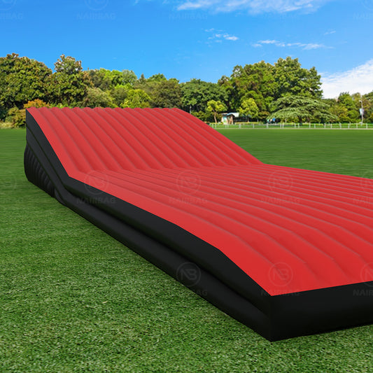 AB-015 20x7m Red Top Sheet Inflatable BMX Bike Landing Air Ramp