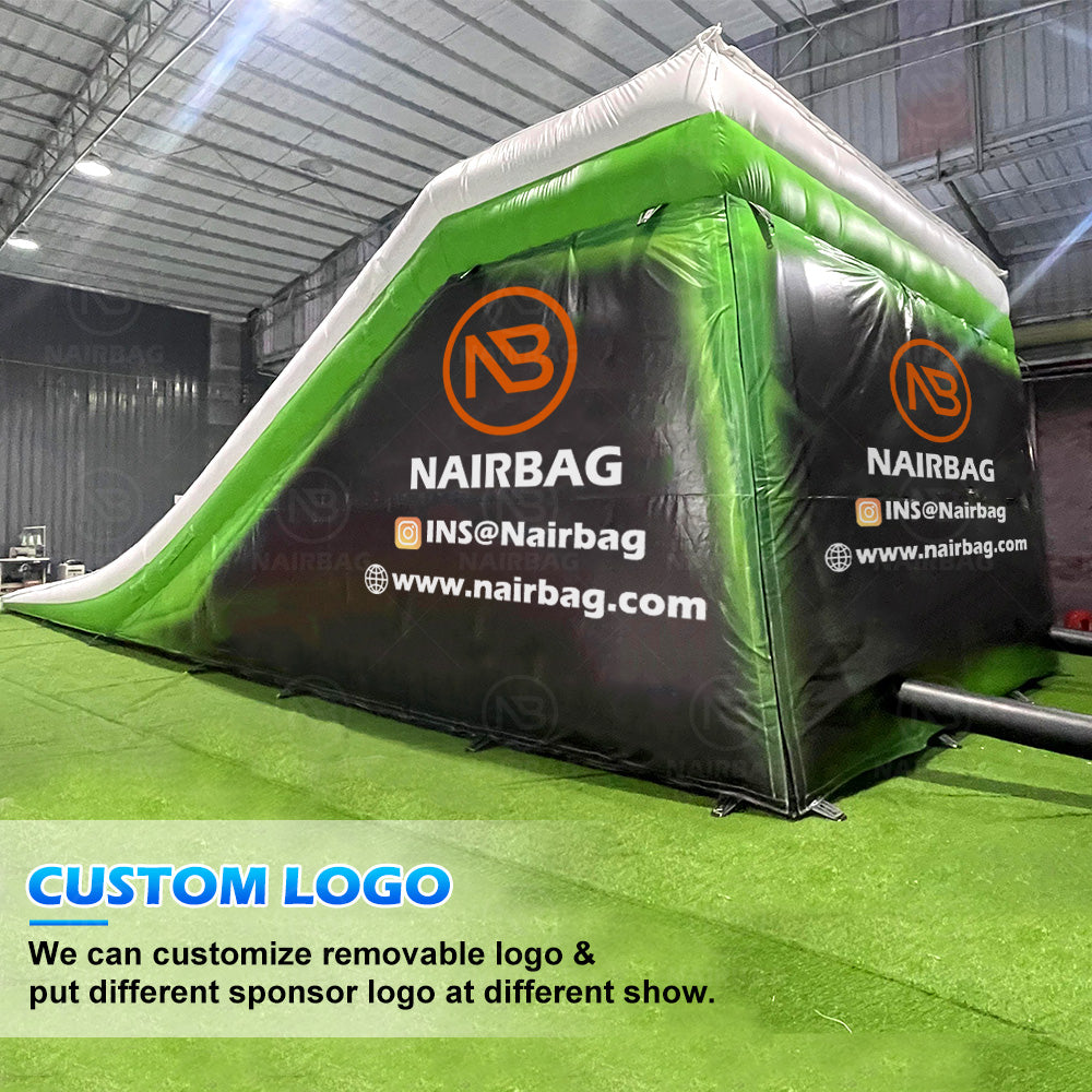 FMX-004 FMX Custom premium safe jumping air bag freestyle ramp Moto stunt airbag inflatable fmx landing airbag