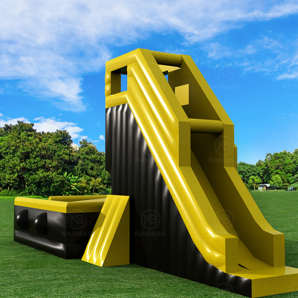 AB-004 8x6x8m Sport Inflatable Jump Stunt Airbag With Inflatable Landing Pad