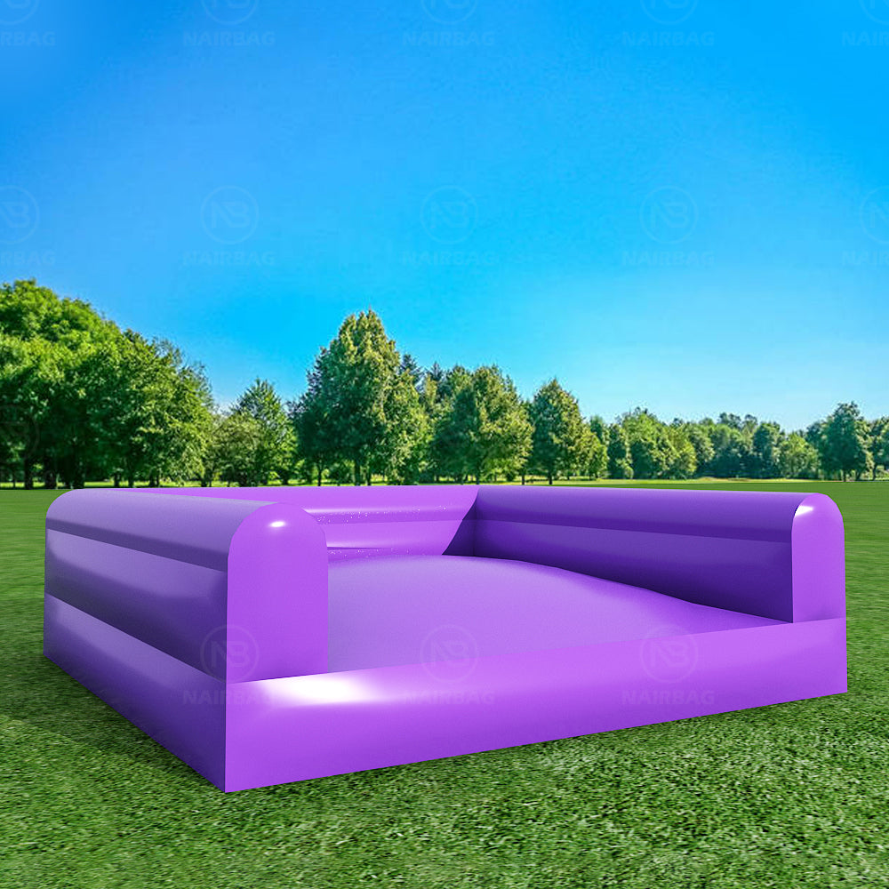 AB-037 Purple Allaround Airbag 4x4x1.25m Small Inflatable Landing Air Bag