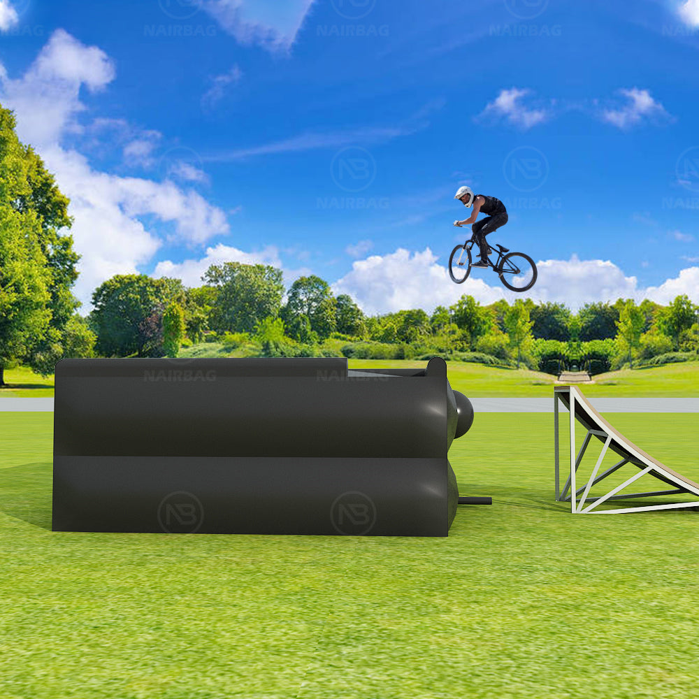 AB-036 10x10x4.5m Inflatable Freefall Stunt Jump Air Bag Inflatable stunt  bike jump airbag landing