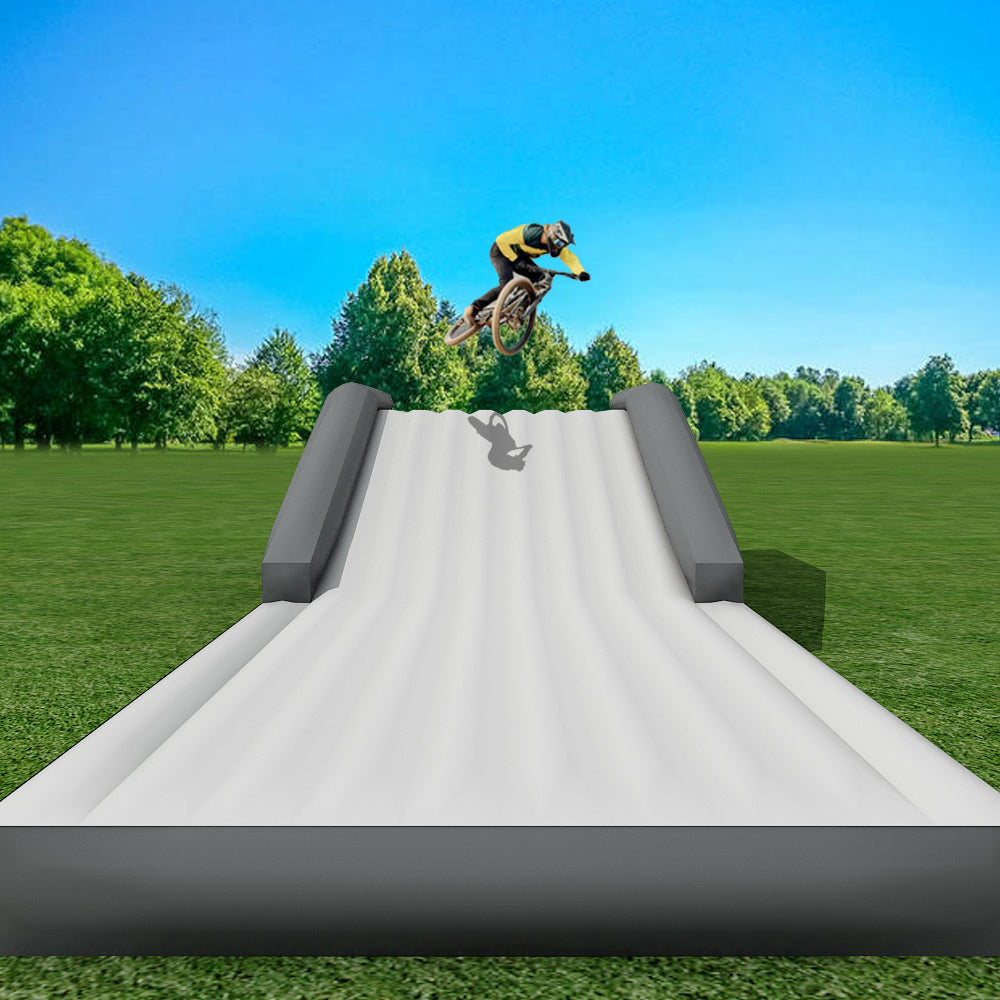AB-019 14x4.5x2.5m Nairbag Stunt BMX Airbag Ramp Bike Jump Air Bag Inflatable Airbag Landing