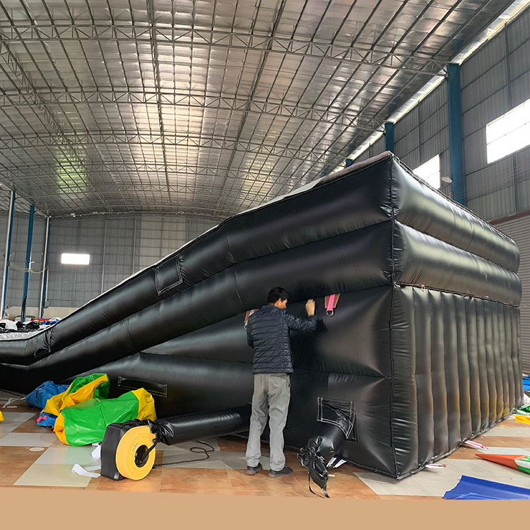 AB-007 15x8x3m Inflatable Bmx Ramp Jump Airbag Landing For Stunt Bike