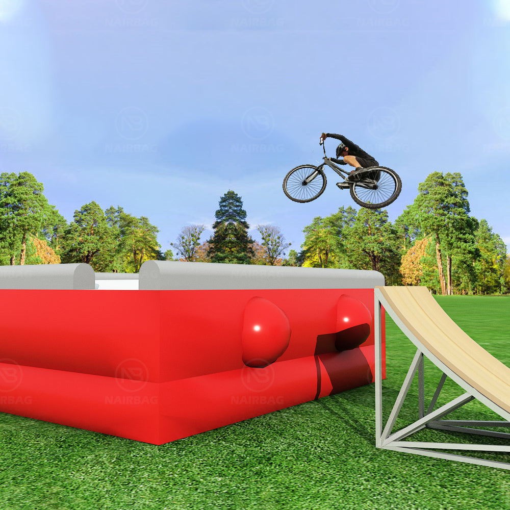 AB-024 10x10x3m Foam Pit jump air bag inflatable landing airbag for sale