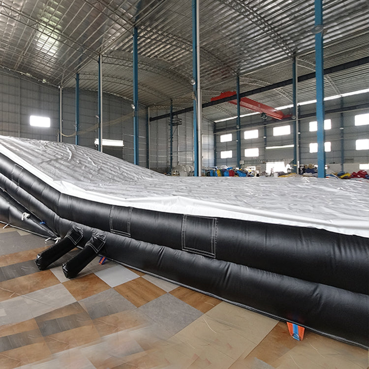 FMX-014 15x8x3m FMX BMX mountain bike airbag landing ramp inflatable jump stunt air bag