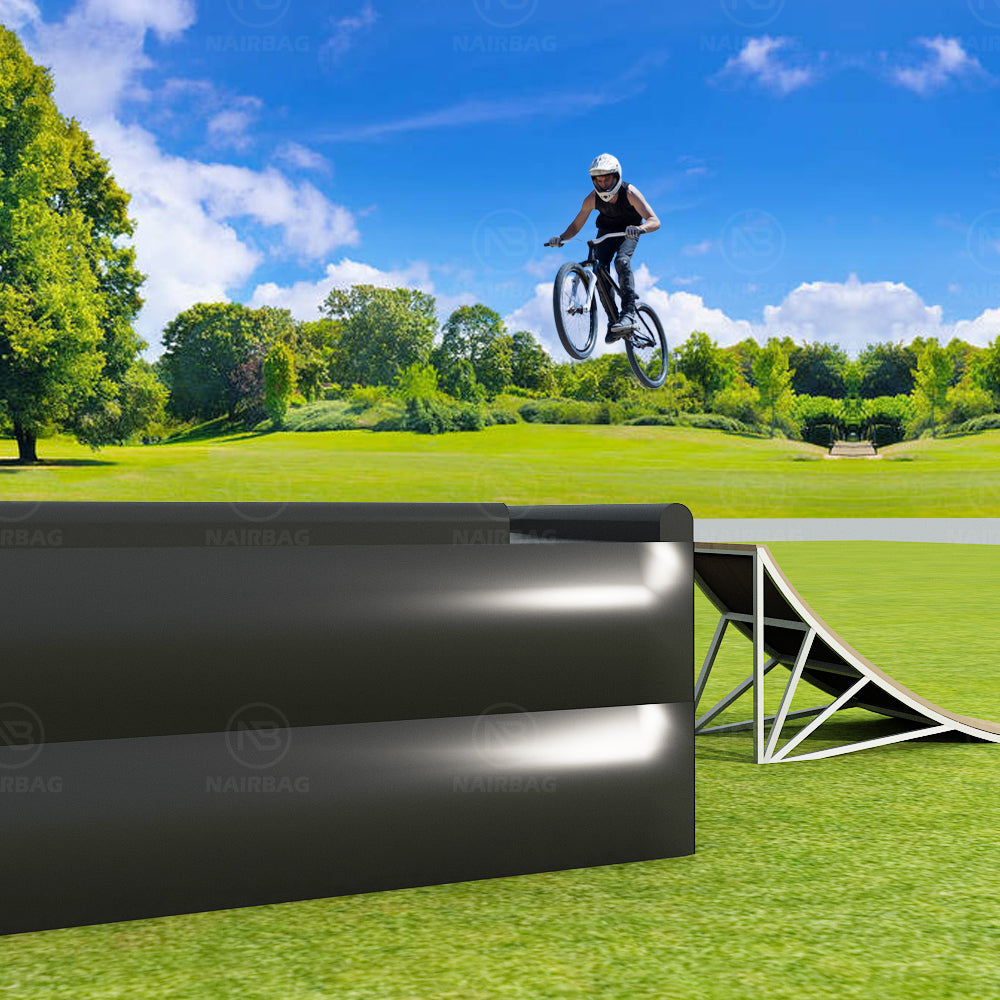 AB-036 10x10x4.5m Inflatable Freefall Stunt Jump Air Bag Inflatable stunt  bike jump airbag landing