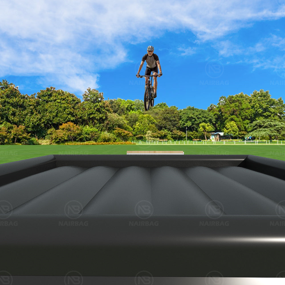 AB-022 50x40x15ft Adventure Park Inflatable Square Stunt Airbag Jumping Flat
