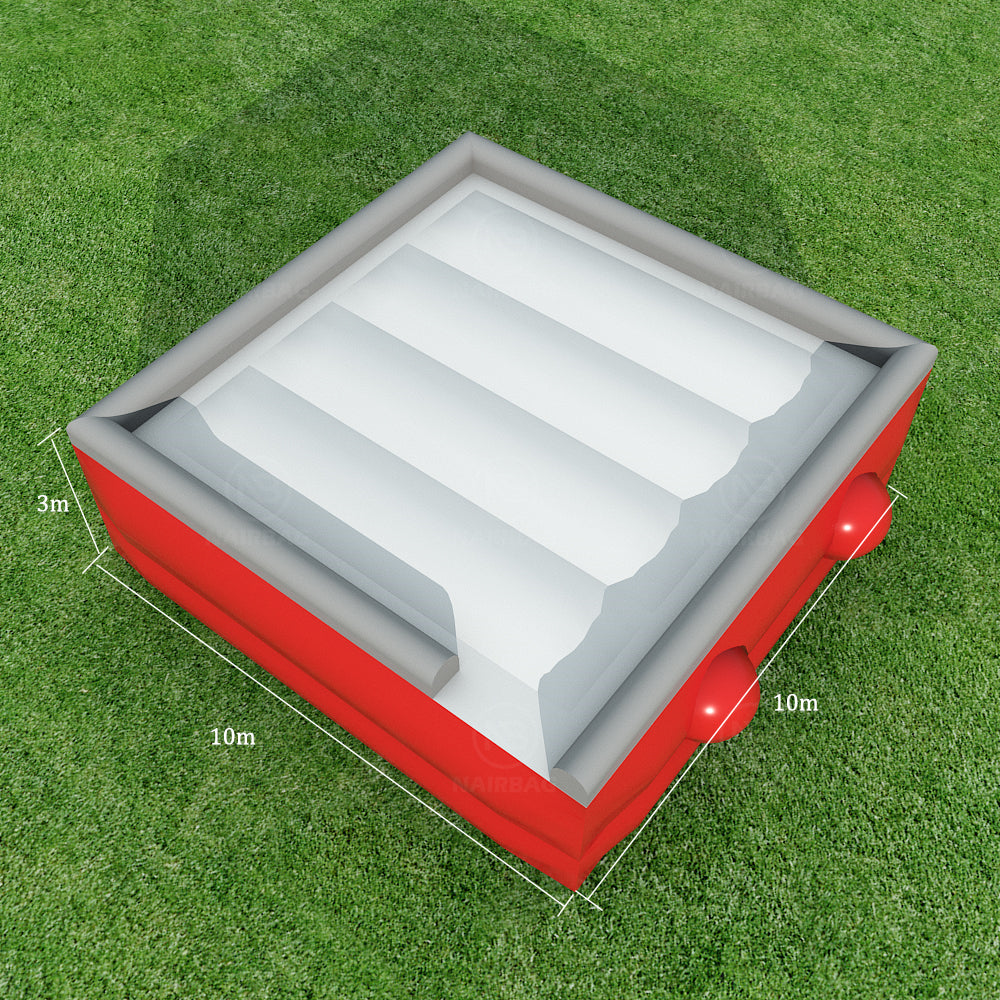 AB-024 10x10x3m Foam Pit jump air bag inflatable landing airbag for sale