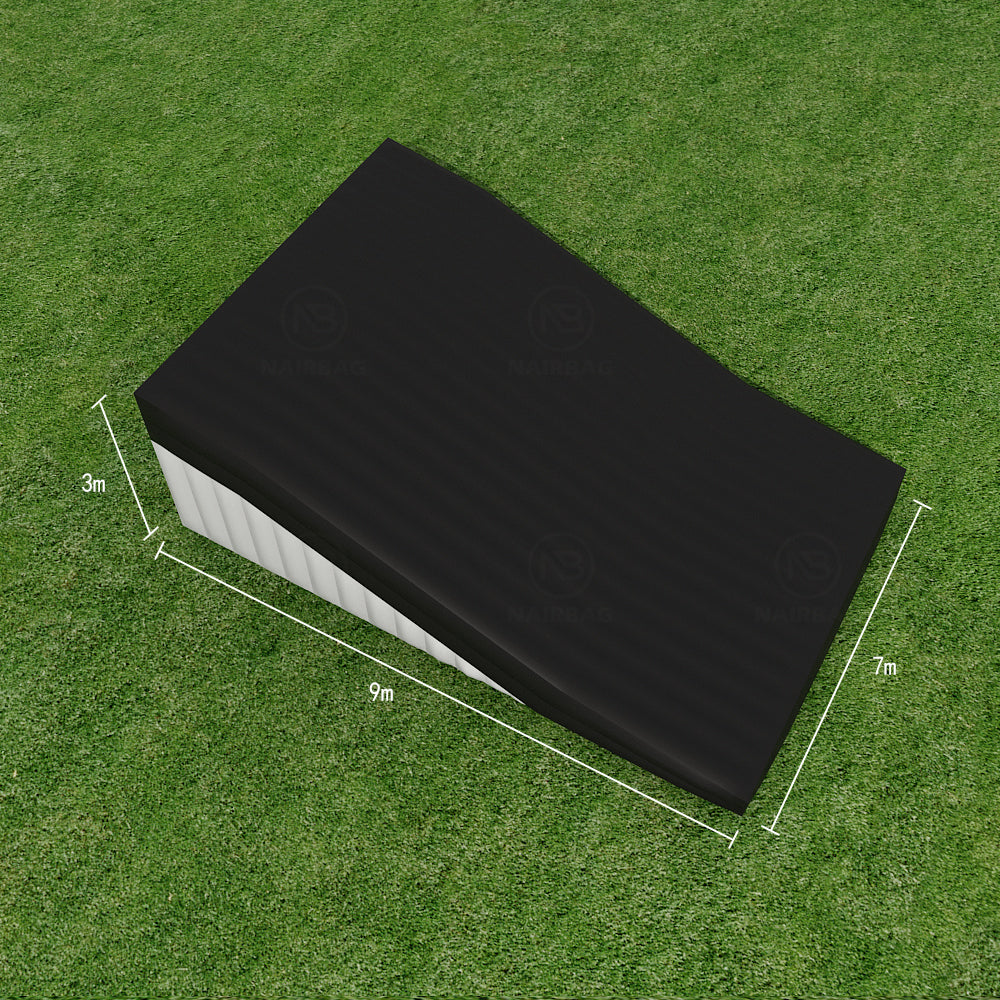 AB-034 9x7x3m Bmx Bike Landing Airbag Inflatable Freestyle Stunt Jump Air Bag With Ramp