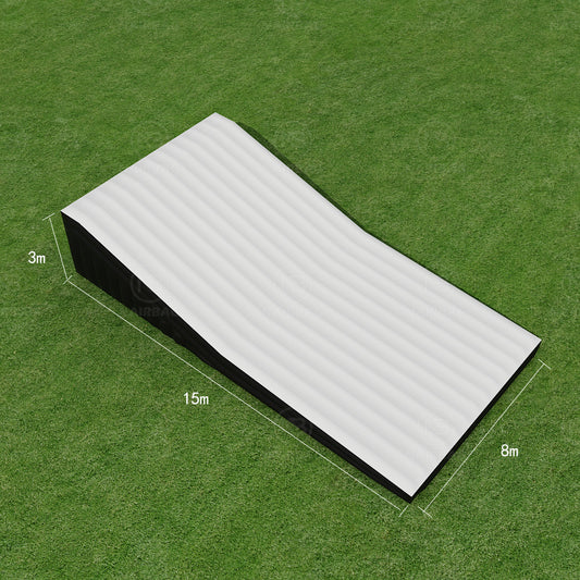 FMX-014 15x8x3m FMX BMX mountain bike airbag landing ramp inflatable jump stunt air bag