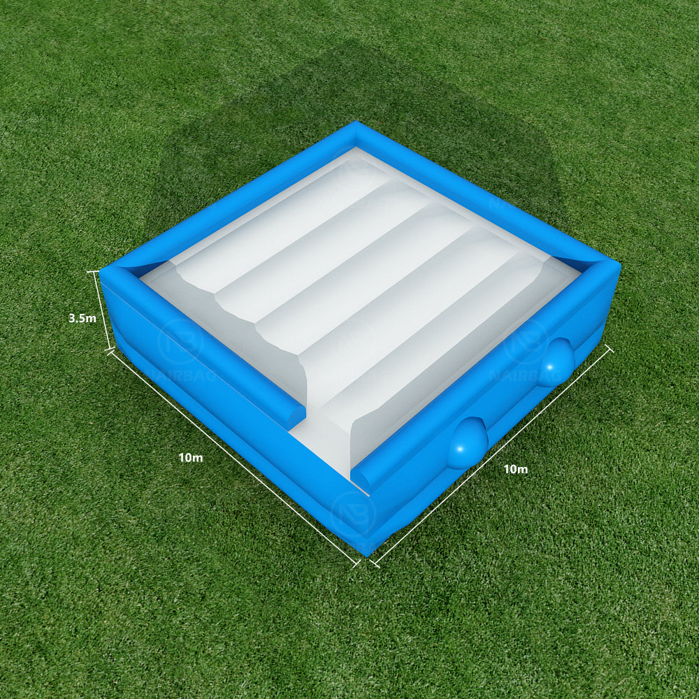 AB-003 10x10x3.5m  All Around Landing AirBag Customized Free Fall AirBag Stunt Bag Landing For Adult