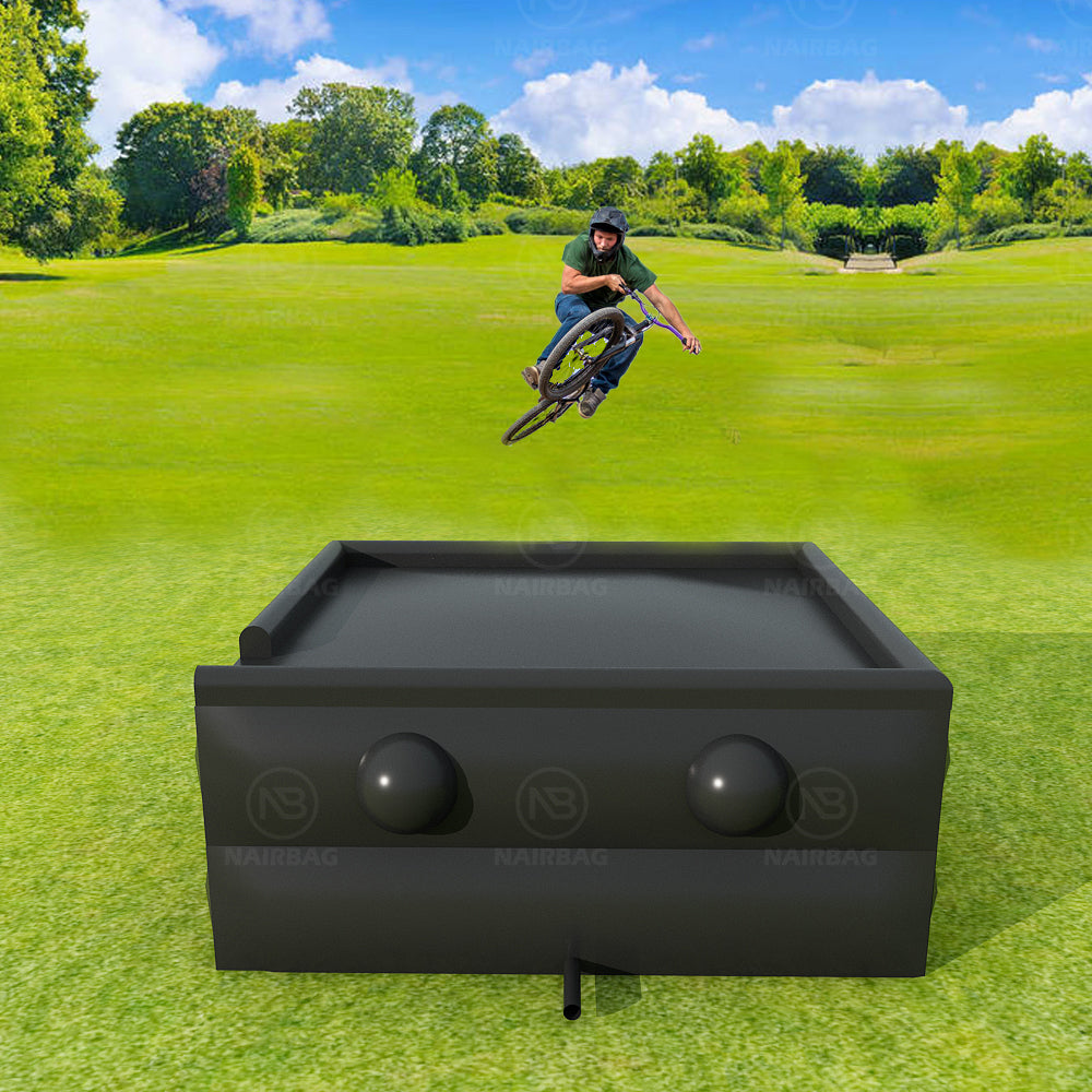 AB-036 10x10x4.5m Inflatable Freefall Stunt Jump Air Bag Inflatable stunt  bike jump airbag landing