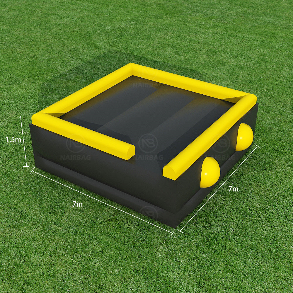 AB-002 7x7x1.5m High Jump Big Inflatable Stunt  Airbag Freestyle Landing Airbag