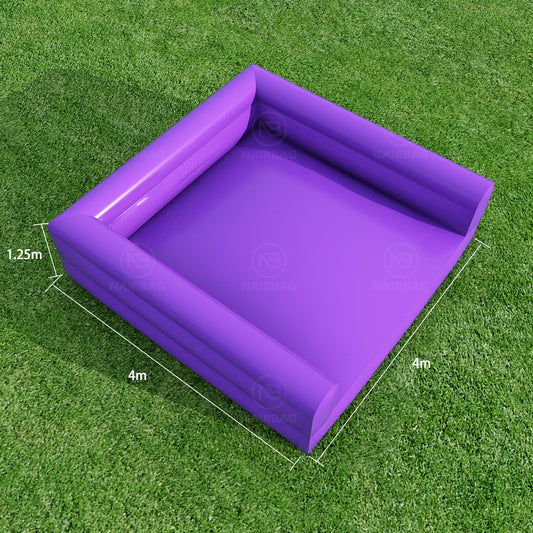 AB-037 Purple Allaround Airbag 4x4x1.25m Small Inflatable Landing Air Bag