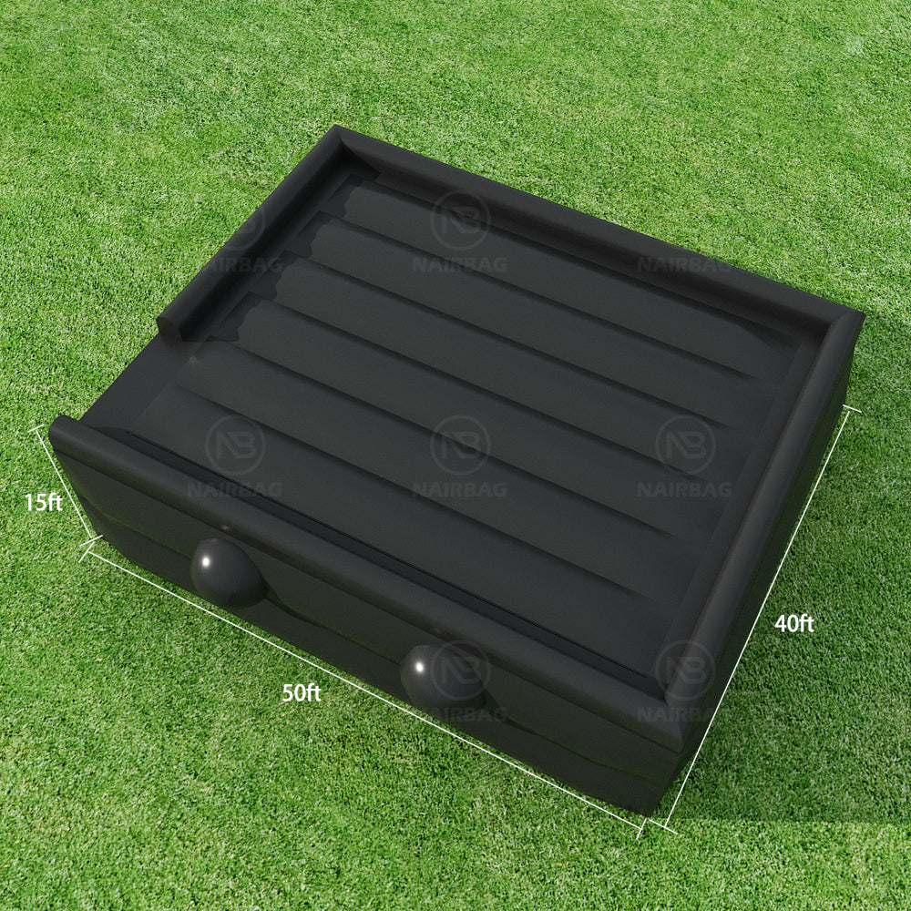 AB-022 50x40x15ft Adventure Park Inflatable Square Stunt Airbag Jumping Flat