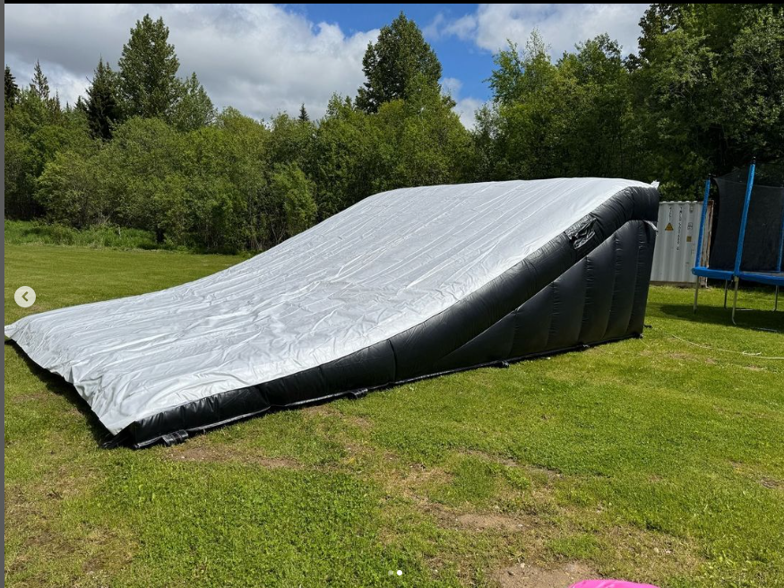 AB-236 Extreme sports landing inflatable bike jump airbag flat stunt bike landing airbag