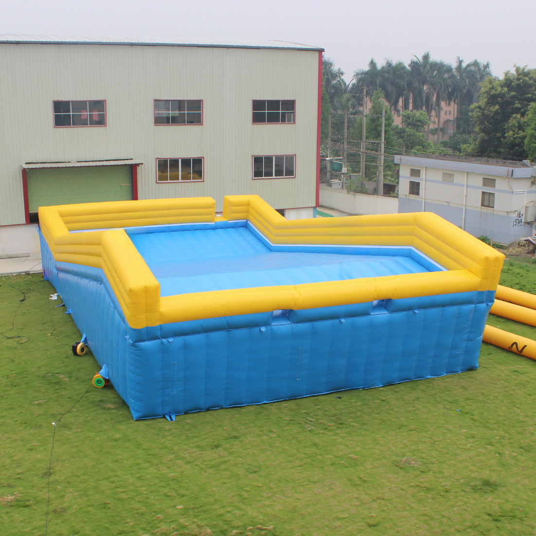 AB-047 Adventure bike park landing airbag freestyle flat jump stunt airbag inflatable bmx airbag