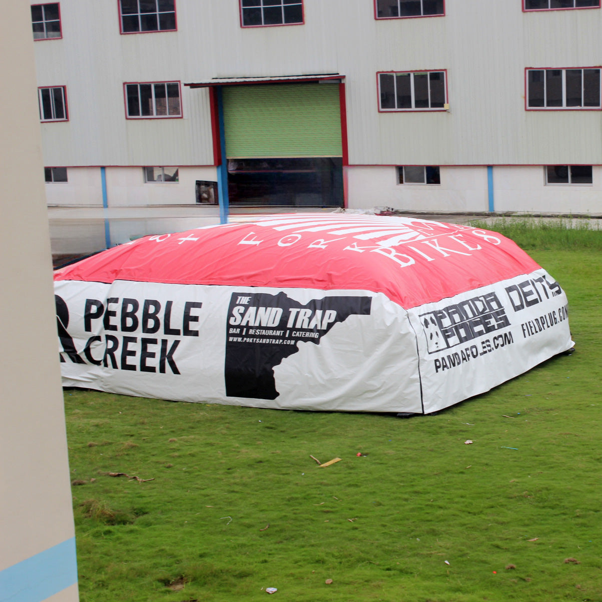 AB-045 Freestyle bike jump airbag BMX  inflatable stunt air bag landing for extreme sport