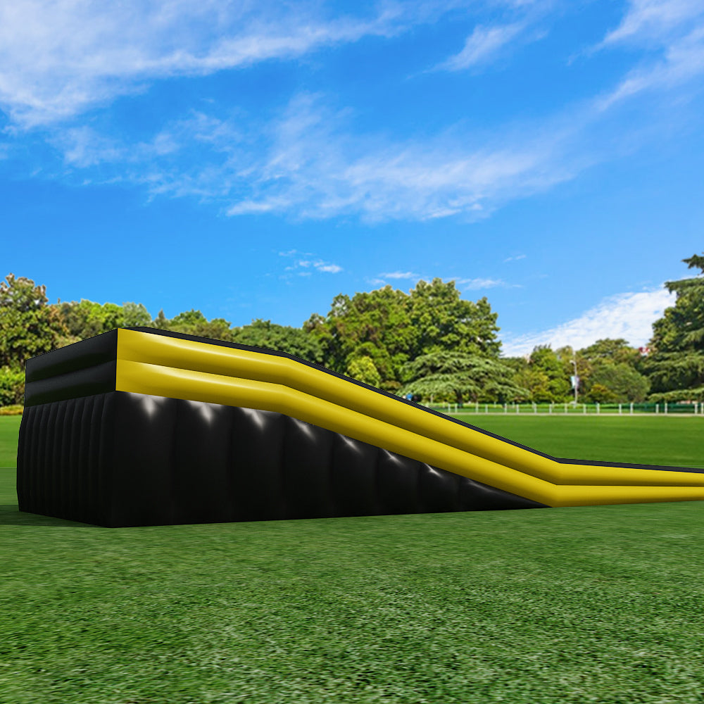 AB-014 Soft landing bmx bike landing airbag inflatable freestyle jump stunt airbag with ramp