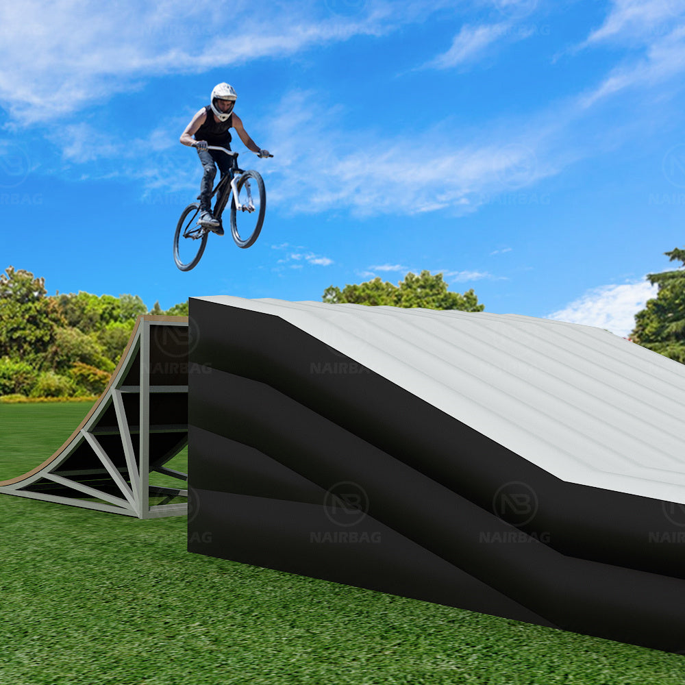 AB-041 Nairbag Mountain Bike Inflatable Jumping Airbag Landing Ramp Freefall safety BMX Lander