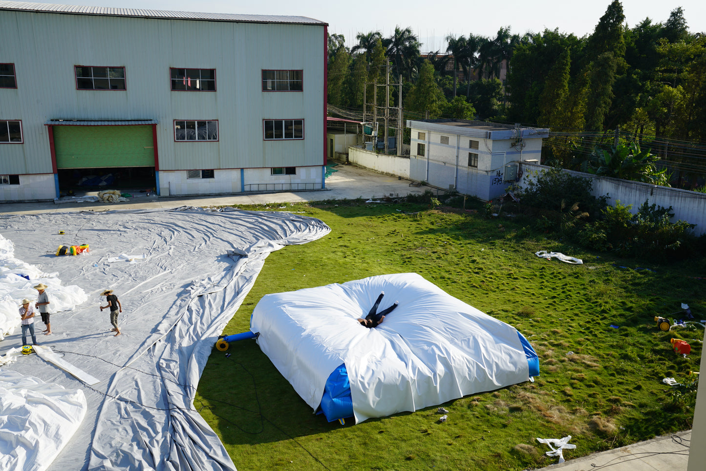 AB-025 Nairbag Safety Freefall Big Inflatable Jump Airbag for Sports Jump Landing