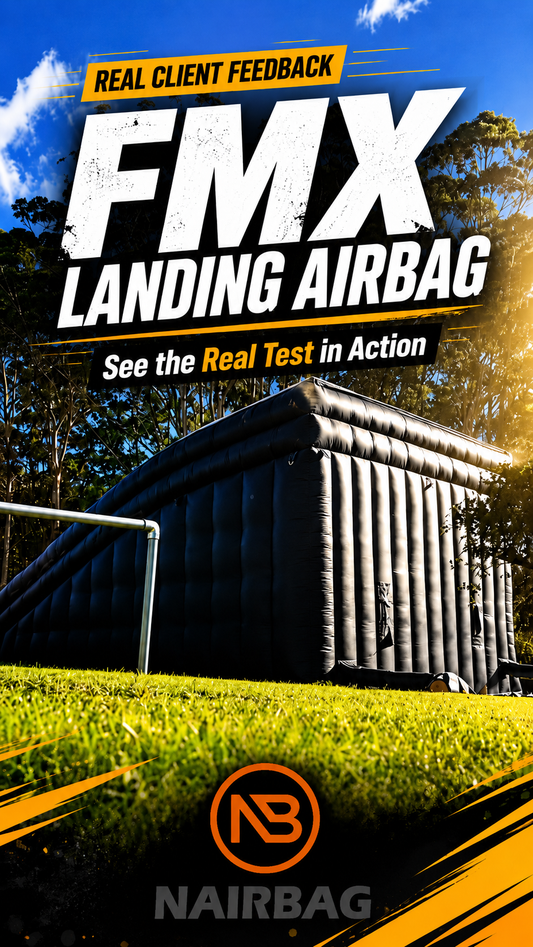 Customer Feedback: Australian FMX Riders Trust Nairbag Landing Airbag for Safer Training