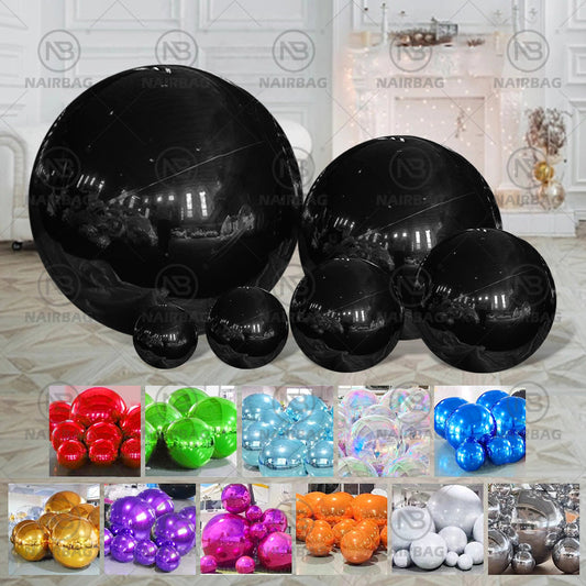 Commercial giant Inflatable Mirror Ball Inflatables Colorful disco Silver Ball Event Decor Floating Suspension Advertising Ball