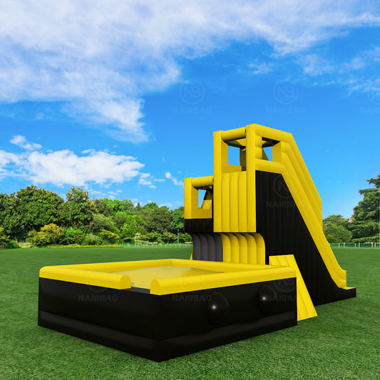 AB-004 8x6x8m Sport Inflatable Jump Stunt Airbag With Inflatable Landing Pad