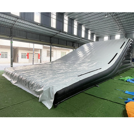 AB-168(16x7x4.5m) Inflatable sport landing airbag stunt inflatable mountain bike airbag for  FMX