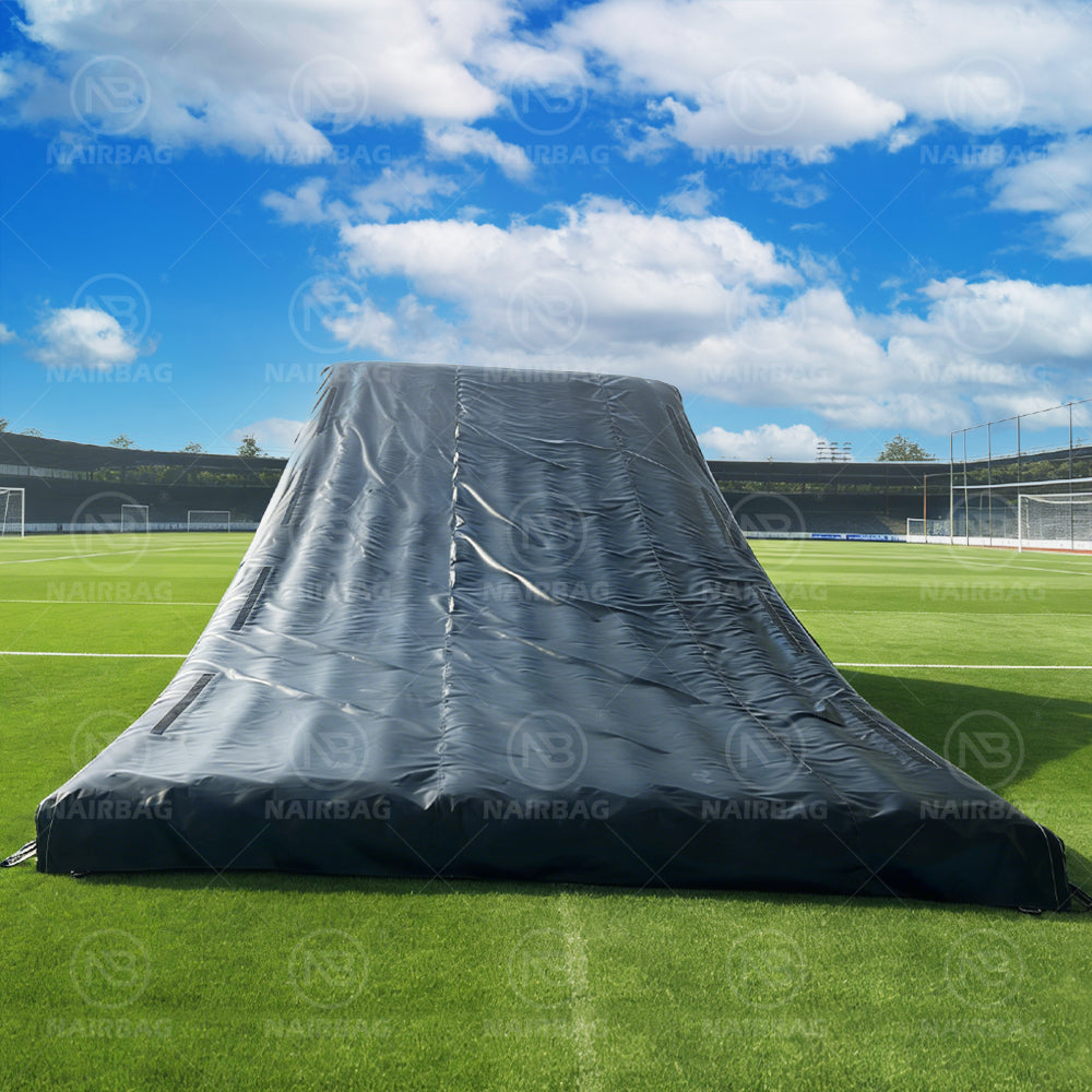 FMX-026 12X5X4m Inflatable Air Ramp Inflatable Landing Airbag for Bmx Fmx Mtb Freestyle Sports Can Customized Color