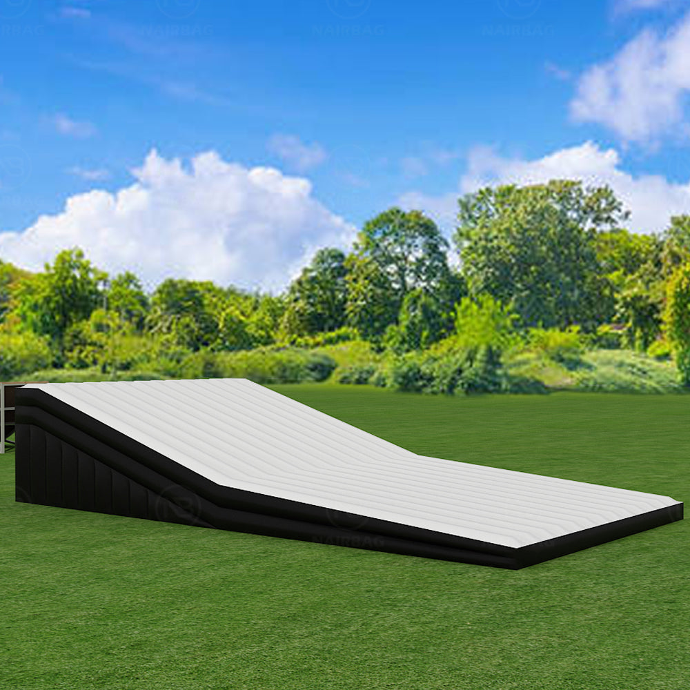 Bmx Inflatable Ramp AB-007 15x8x3m Inflatable Bmx Ramp Jump Airbag Landing For Stunt Bike ...