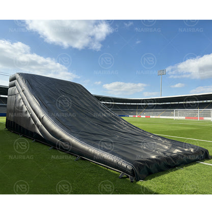 FMX-026 12X5X4m Inflatable Air Ramp Inflatable Landing Airbag for Bmx Fmx Mtb Freestyle Sports Can Customized Color