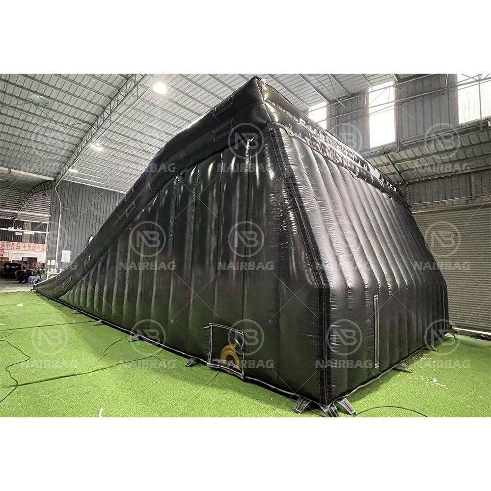 FMX-025 PVC Sloped Jump Air Bag Mat for Stunt Moto Freefall Landing  Air Bag Mat with Blower Can Customized Logo