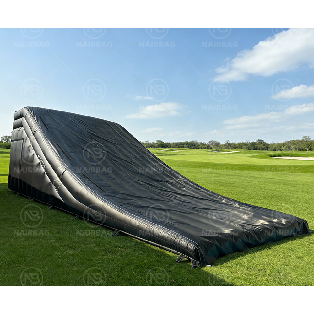 FMX-026 12X5X4m Inflatable Air Ramp Inflatable Landing Airbag for Bmx Fmx Mtb Freestyle Sports Can Customized Color