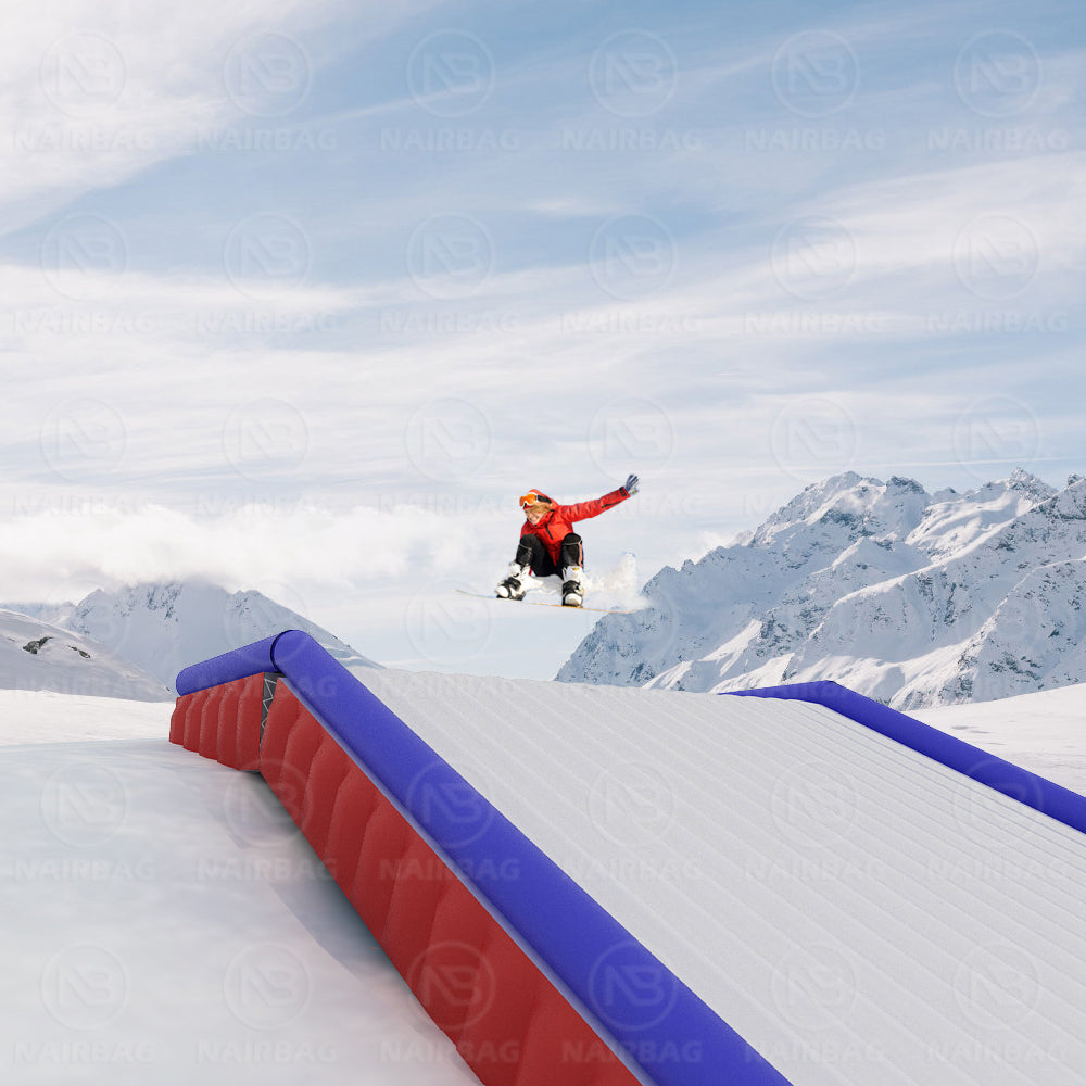 AB-039 Biggest Ski Air Bags Landing Stunt Ramp Inflatable Snowboard Airbag Lander