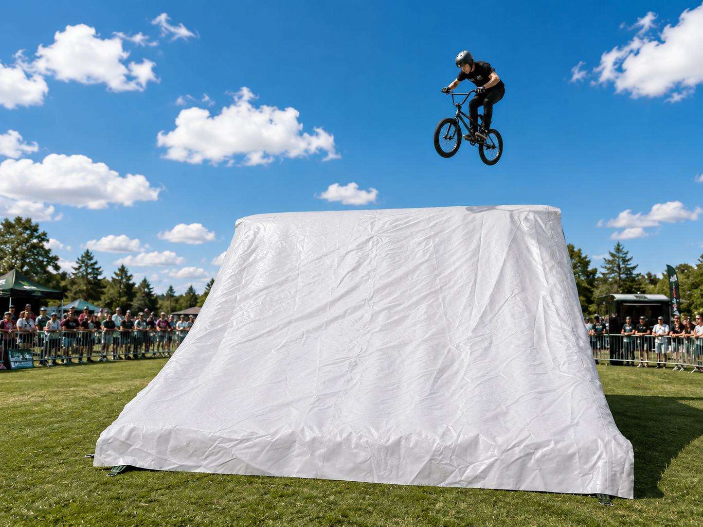 BMX-028 Custom BMX Airbag Landing Ramp | Professional Inflatable Landing Bag for Freestyle & Extreme Sports
