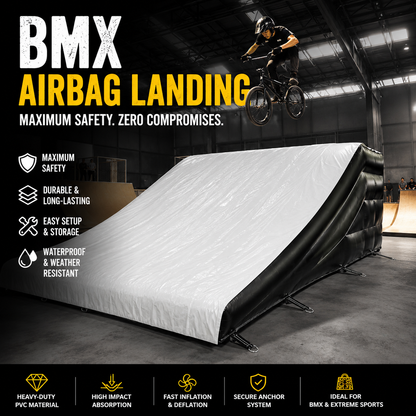 BMX-028 Custom BMX Airbag Landing Ramp | Professional Inflatable Landing Bag for Freestyle & Extreme Sports